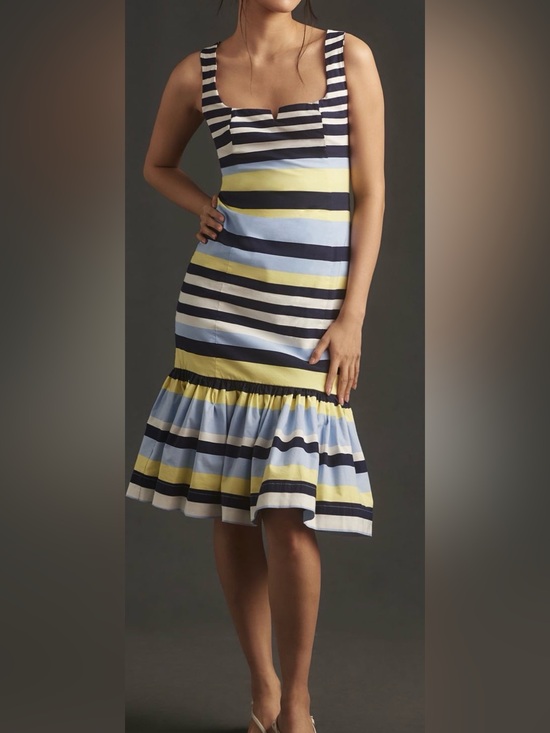 Anthropologie Dresses & Skirts - Anthropologie Maeve NWT Sleeveless Square Neck Midi Dress